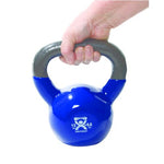 Kettlebell Vinyl Coated Weight Yellow  5lb  8  Diameter