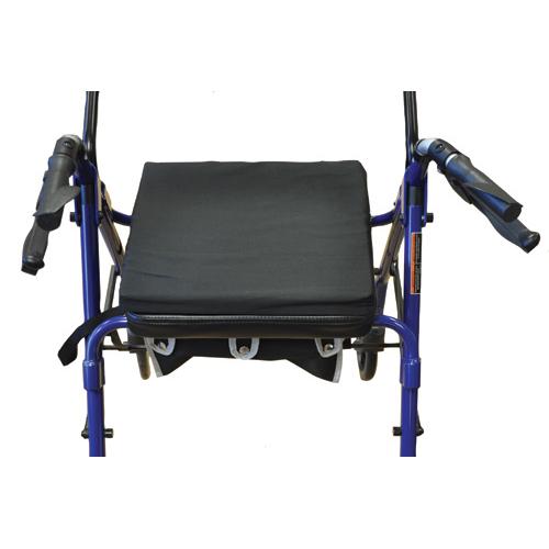 Rollator Cushion  Black 13 L x 14  W x 2 H