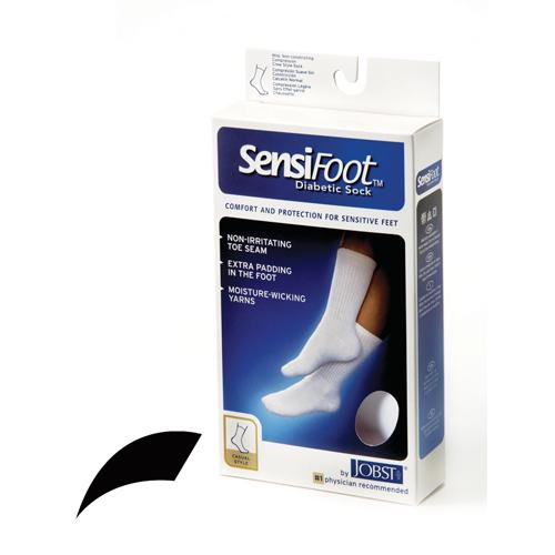 Sensifoot Diabetic Socks Black Medium