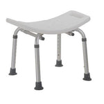 Shower Safety Bench W/O Back Tool-Free Assembly  Grey