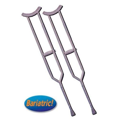 Crutches  Steel  H/D Bariatric Tall Adult  (Pair)