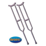 Crutches  Steel  H/D Bariatric Tall Adult  (Pair)