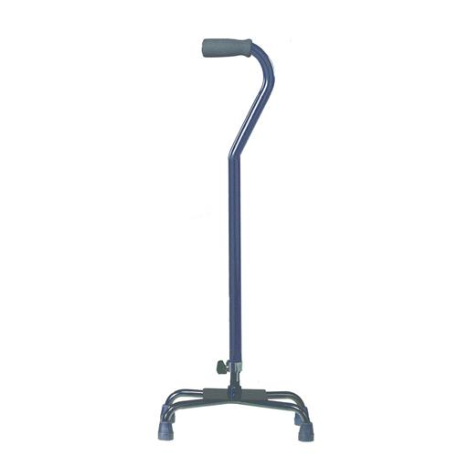 Quad Cane-Small Base Black with Foam Grip