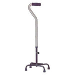 Quad Cane Heavy Duty Chrome Large Base 500# Capacity