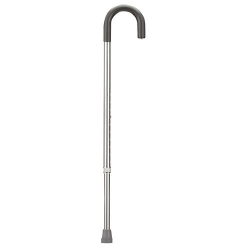 Aluminum Cane Silver Standard Handle Adjustable