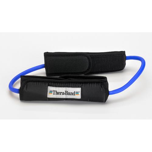 Theraband Prof Resist Tubing Loop w/Padded Cuffs  Blue