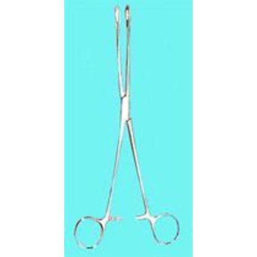 Sponge Forceps Straight Serrated 9 1/2