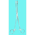 Sponge Forceps Straight Serrated 9 1/2