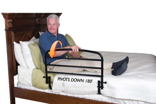 Fold-Down Safety Bed Rail by Stander