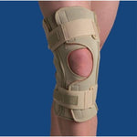 Hinged Knee Wrap Dual Pivot Beige Small