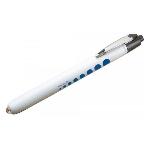 Metalite Reusable Penlight White w/ Pupil Gauge  each