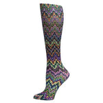 Blue Jay Fashion Socks (pr) Blue Fleur Missoni 15-20mmHg