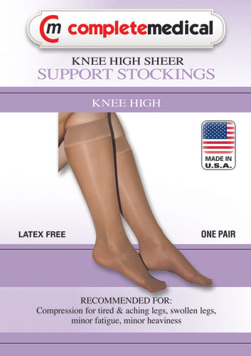 MicroFiber Moderate  XL 15-20mmHg  Knee Highs  Beige