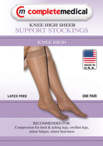 MicroFiber Moderate  XL 15-20mmHg  Knee Highs  Beige