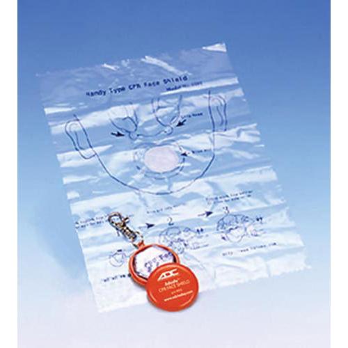 Adsafe CPR Face Shield w/Keychain Orange