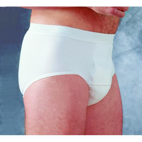 HealthDri Men's Heavy Cotton Brief Large 38  - 40