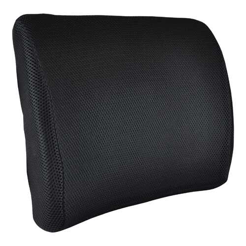 Lumbar Cushion w/Straps  Black Memory Foam - Blue Jay