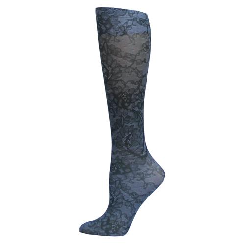 Blue Jay Fashion Socks (pr) Midnight Lace 15-20mmHg