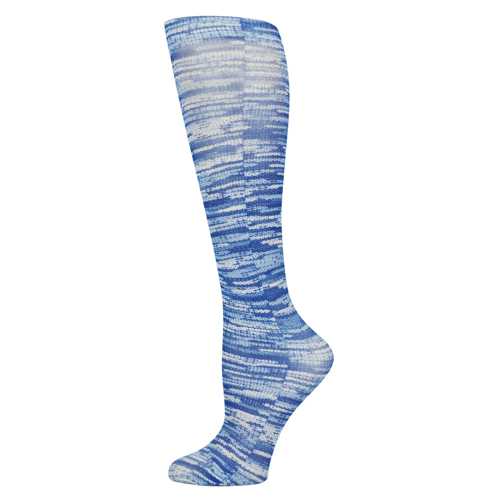 Blue Jay Fashion Socks (pr) Denim Stripes 15-20mmHg