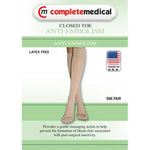 Anti-Embolism Stockings  Small 15-20mmHg  Below Knee  ClsdToe