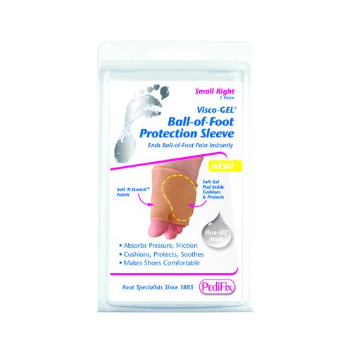 Visco-GEL Ball-of-Foot Protection Sleeve Small Left