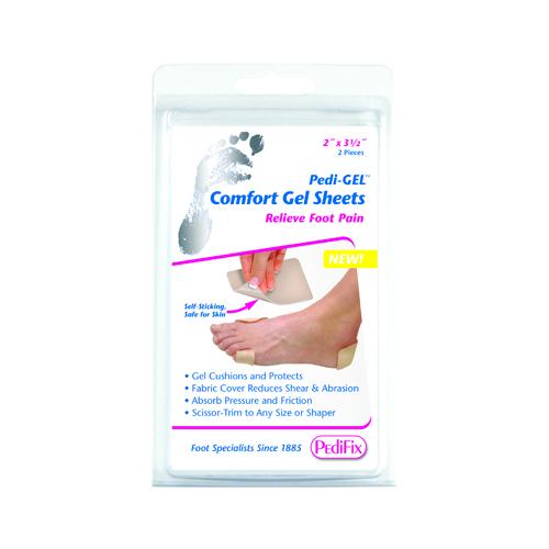 Pedi-Gel Comfort Gel Sheets 2 x3.5  (Pk/2)